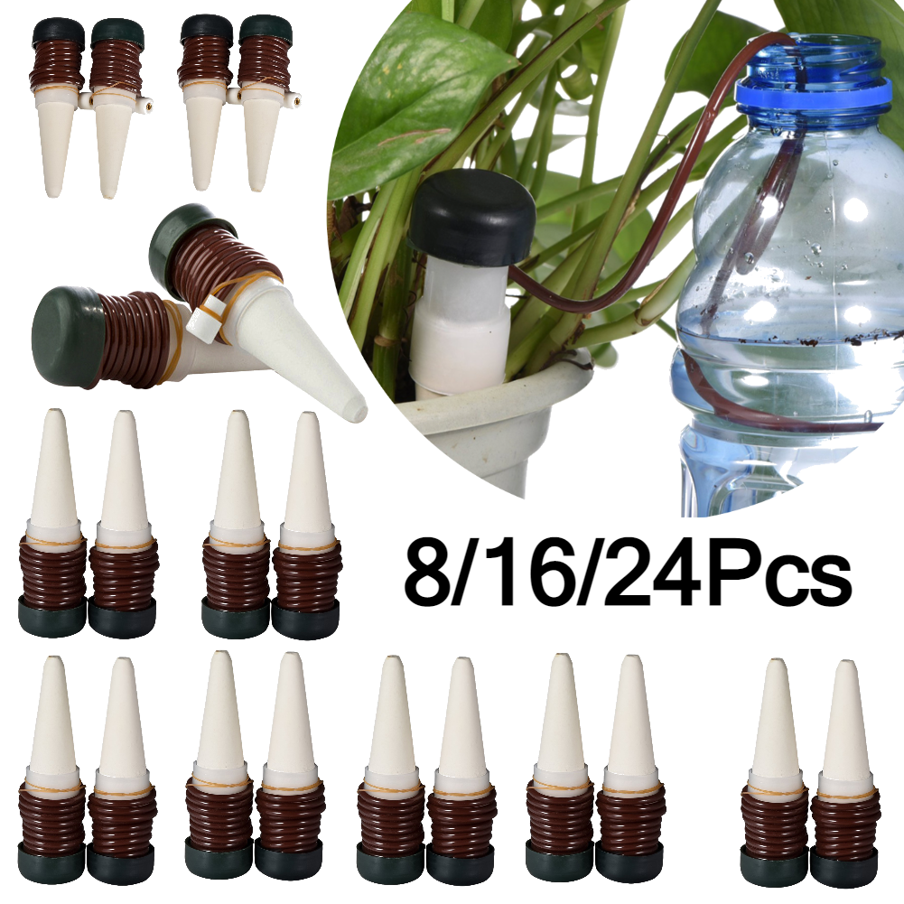 Root Watering Spike - 8-24Pcs Self-Watering Probes Automatic Drip Watering