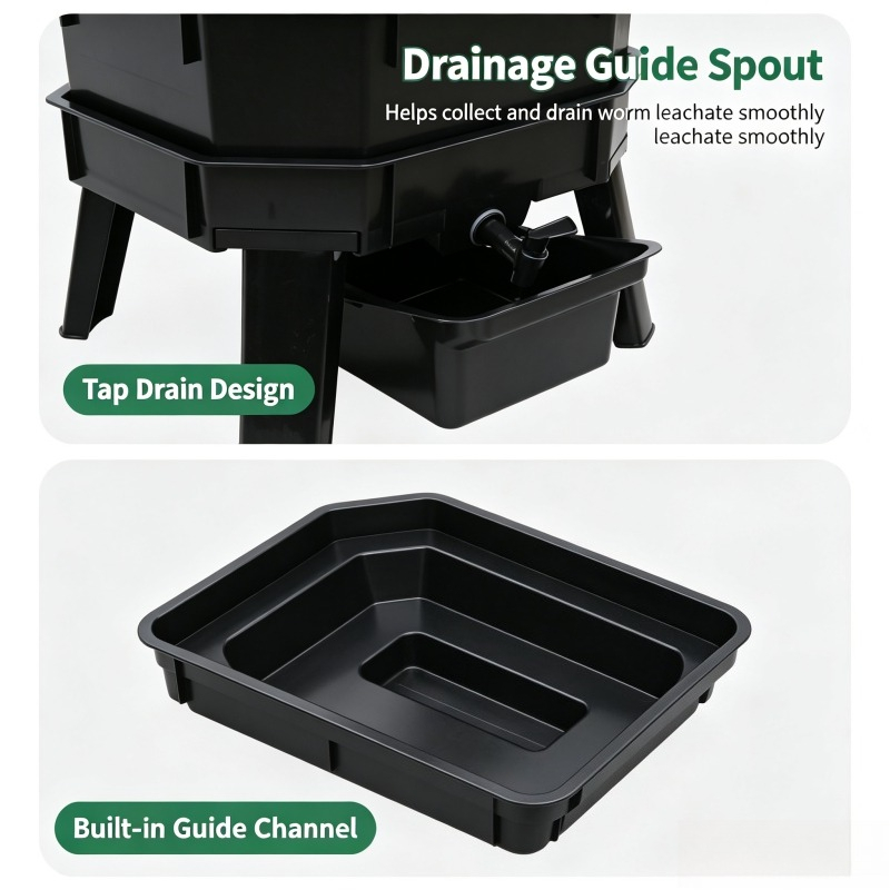 Worm Composter Bin for Kitchen - Compost Bin 리뷰 및 가격