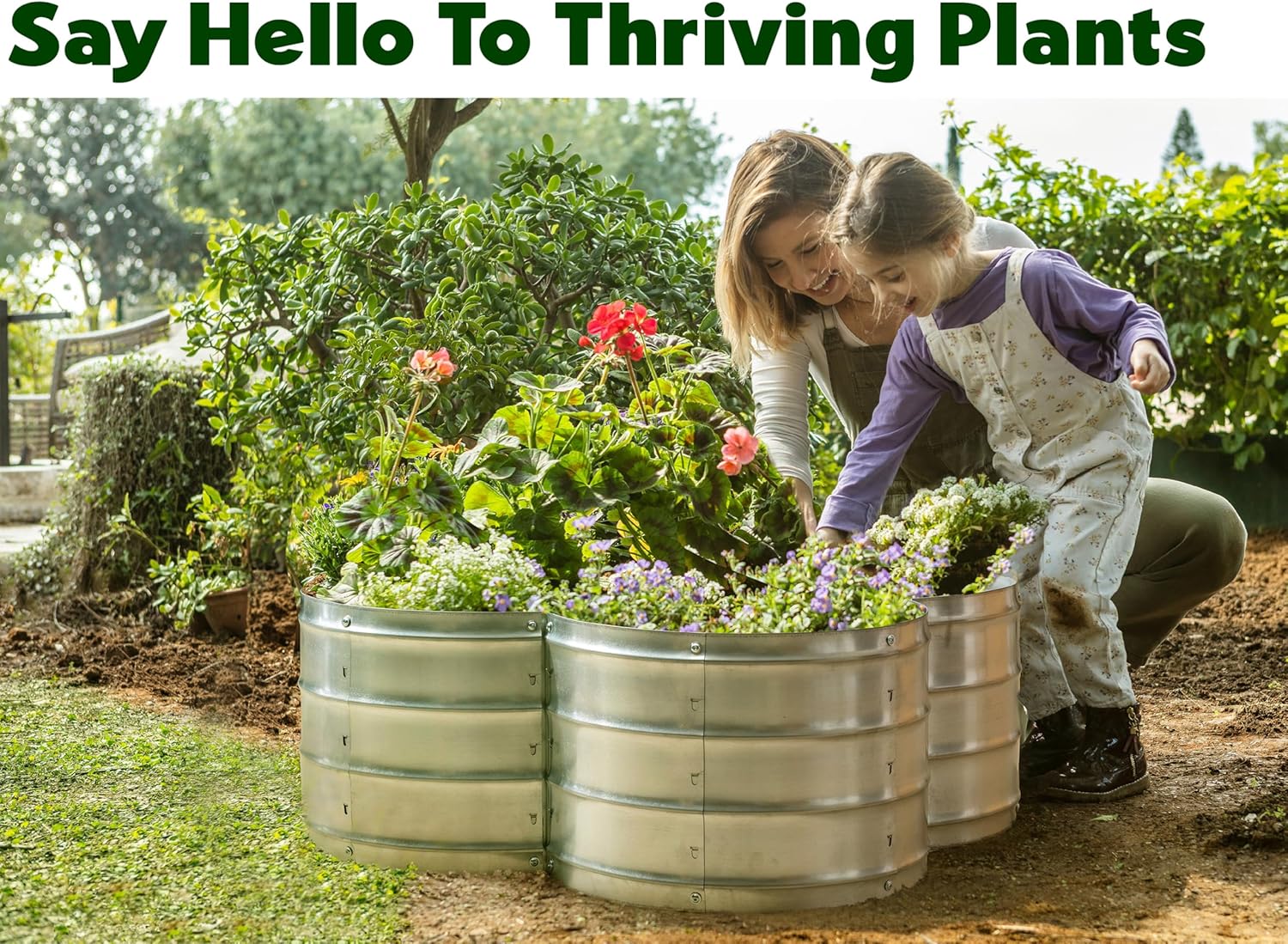Galvanized Raised Garden Bed 3 - Gardening Tools Box 리뷰 및 가격