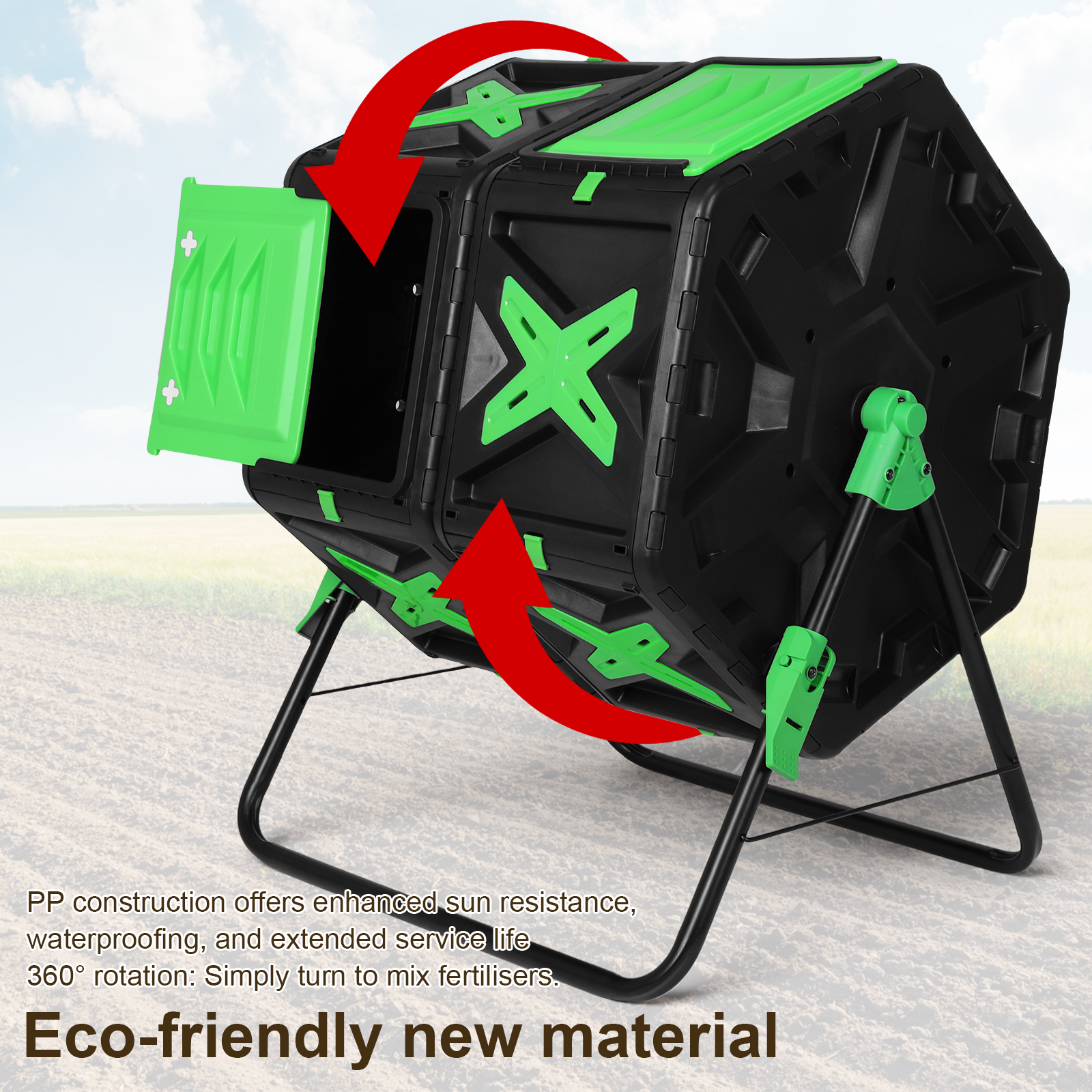 140L Dual Chamber Outdoor Tumb - Compost Bin 리뷰 및 가격