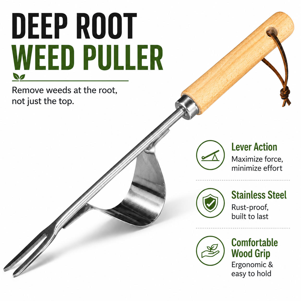 Manual Weed Remover, Stainless - Weed Puller 리뷰 및 가격