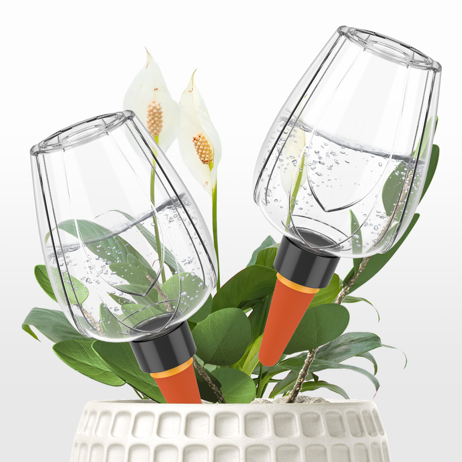 4Pcs Plant Watering Globe Clea - Root Watering Spike 리뷰 및 가격