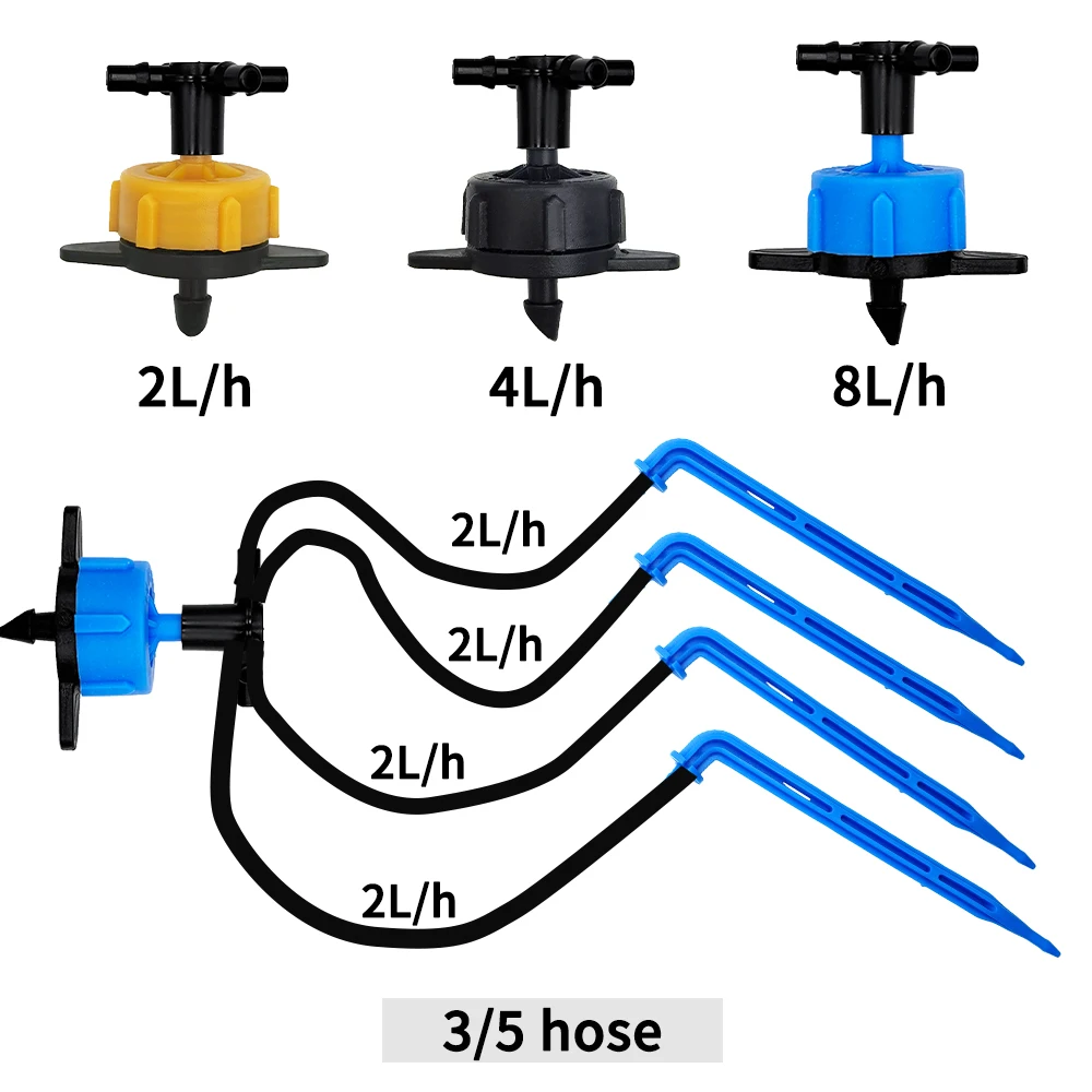 100-10M 4/2-Way 8L Drip Arrow  - Root Watering Spike 리뷰 및 가격