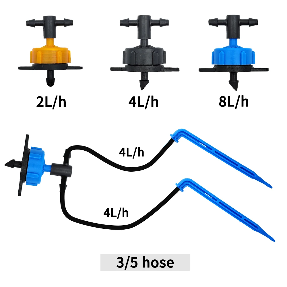 100-10M 4/2-Way 8L Drip Arrow  - Root Watering Spike 리뷰 및 가격