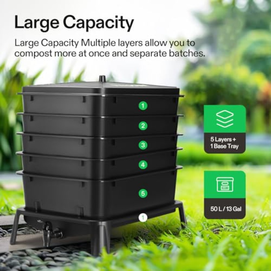 Worm Compost Bin, 50L Worm Com - Compost Bin 리뷰 및 가격