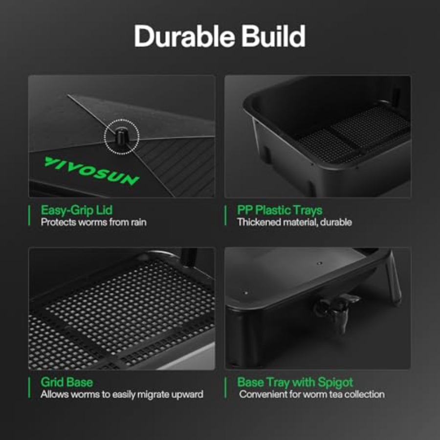 Worm Compost Bin, 50L Worm Com - Compost Bin 리뷰 및 가격