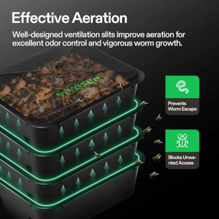 Worm Compost Bin, 50L Worm Com - Compost Bin 리뷰 및 가격
