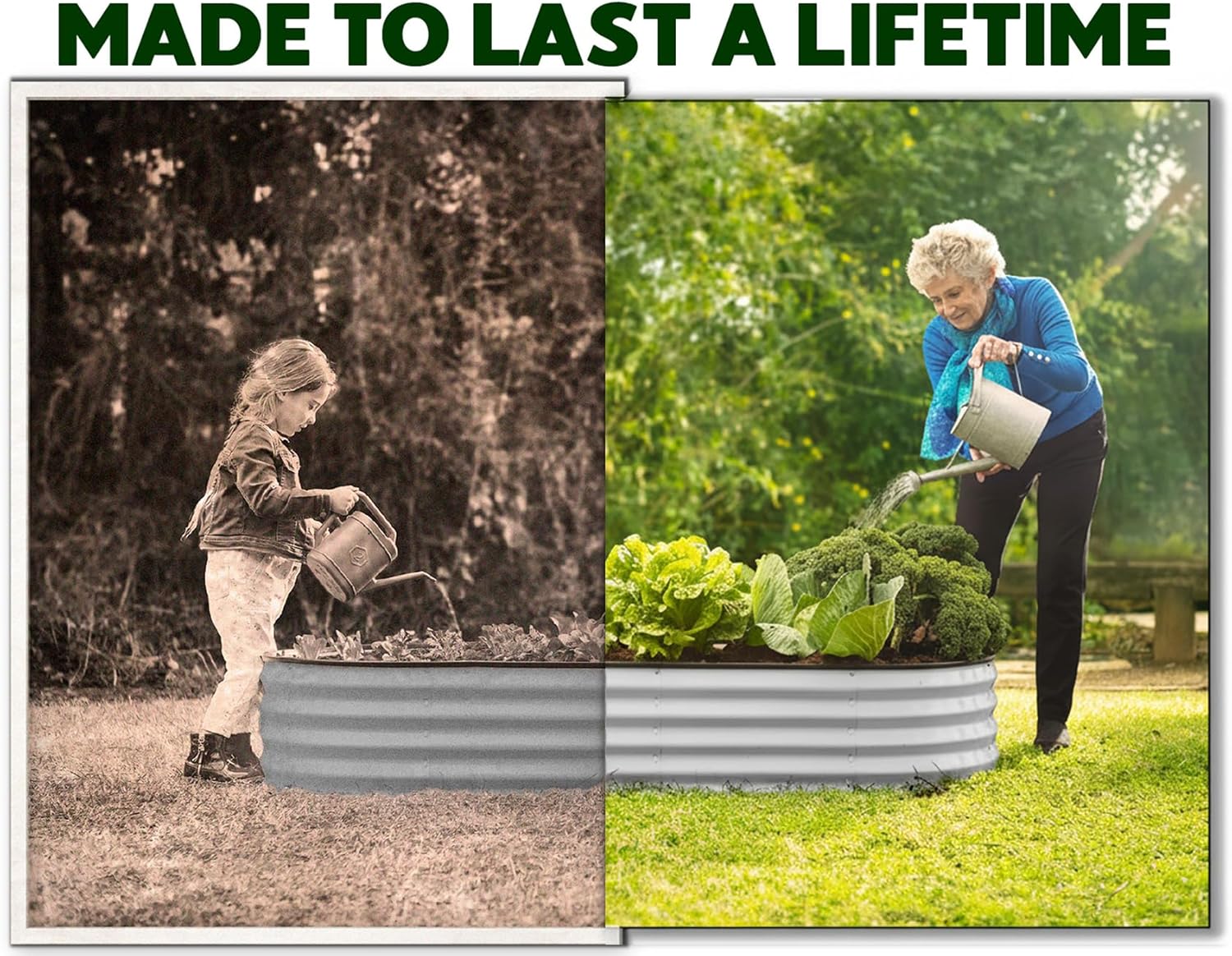 Galvanized Raised Garden Beds  - Gardening Tools Box 리뷰 및 가격