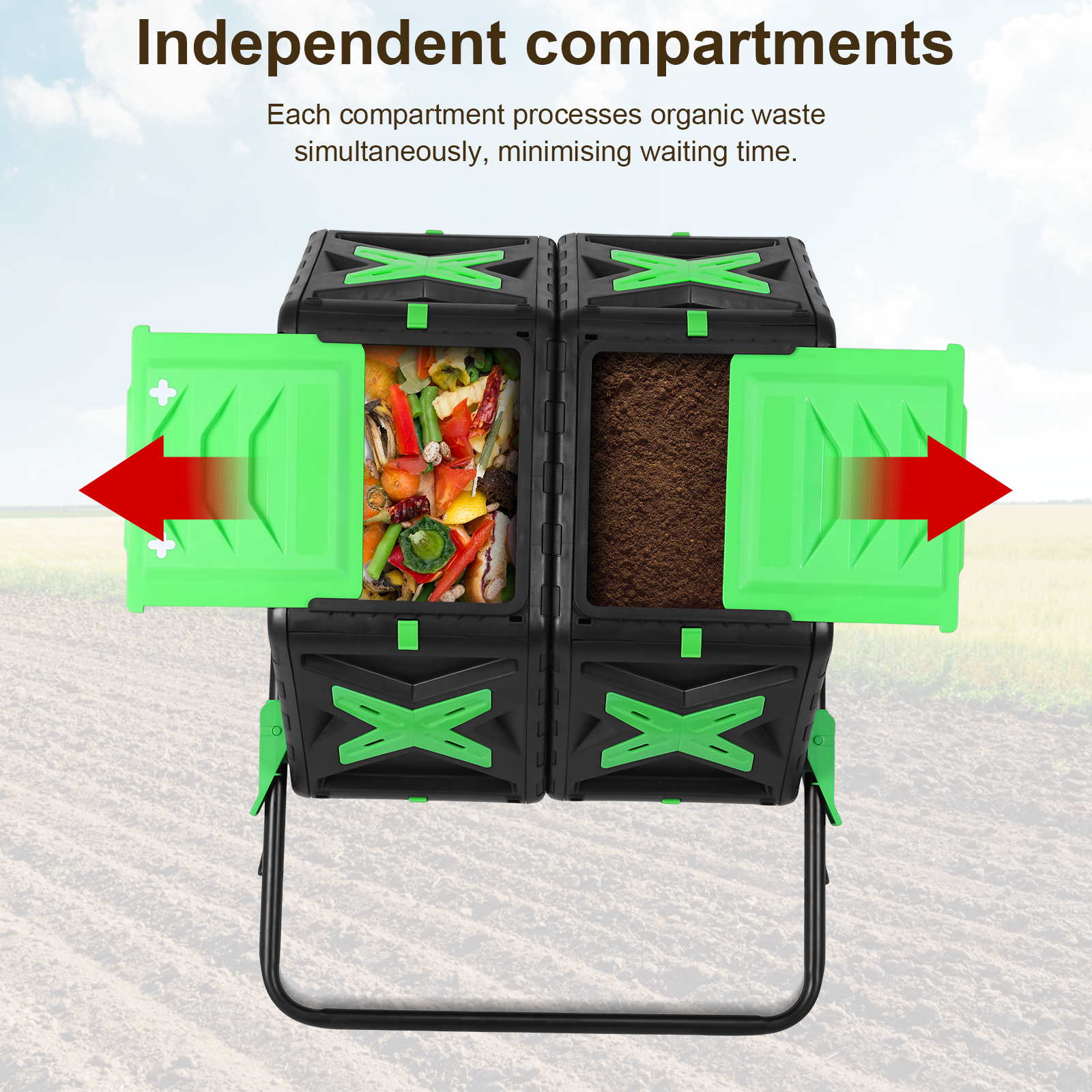 140L Dual Chamber High Volume  - Compost Bin 리뷰 및 가격