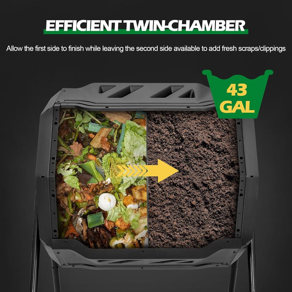43 Gallon Compost Tumbler Bin  - Compost Bin 리뷰 및 가격
