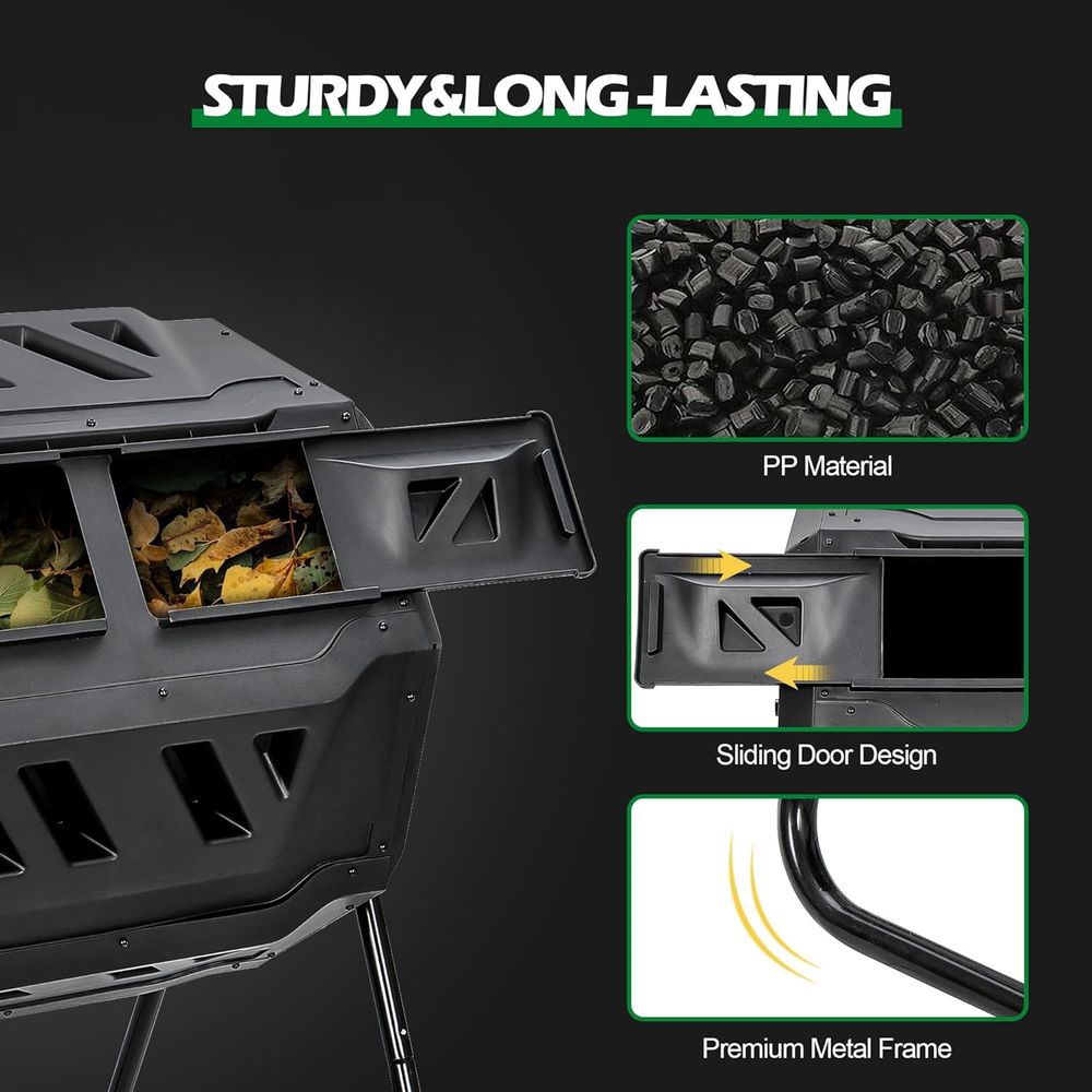 43 Gallon Compost Tumbler Bin  - Compost Bin 리뷰 및 가격