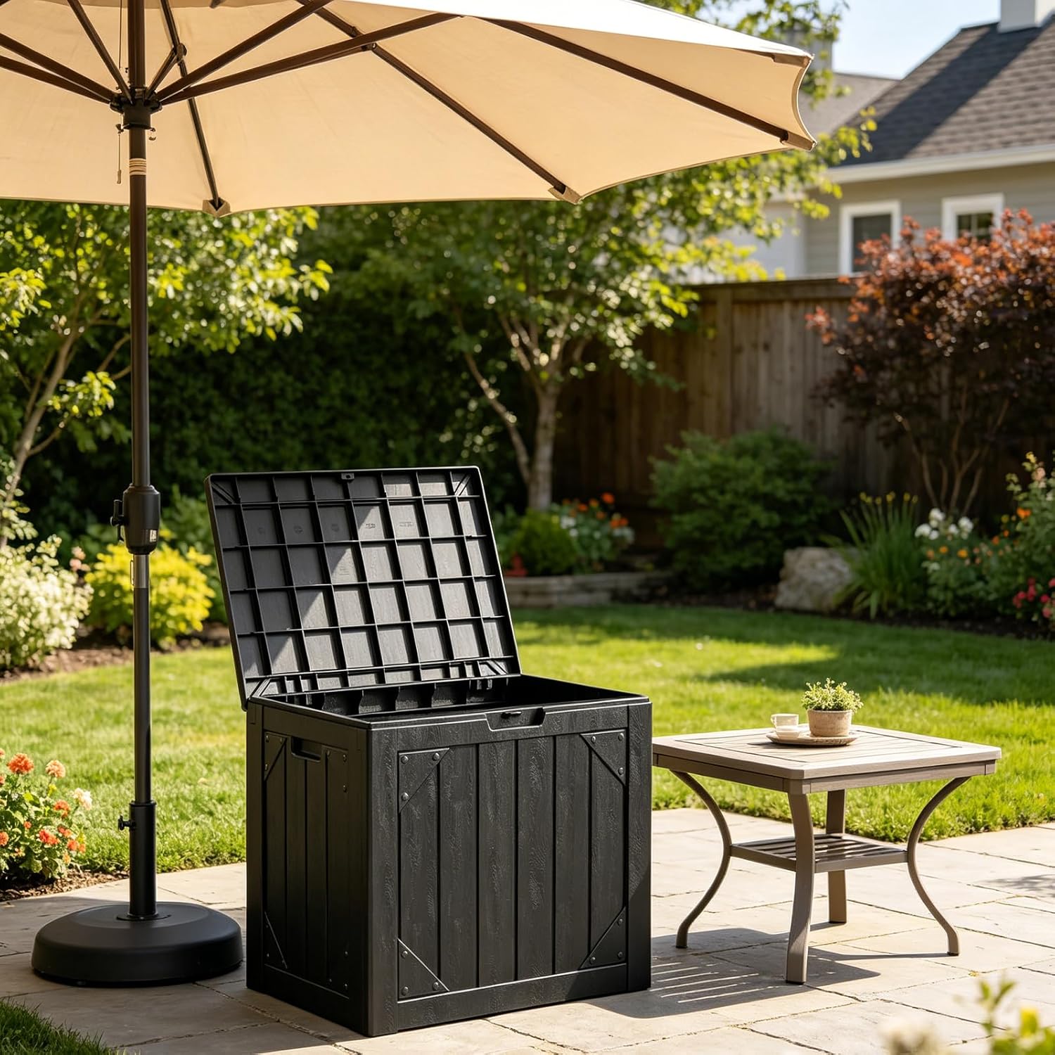 30 Gallon Outdoor Storage Box  - Gardening Tools Box 리뷰 및 가격