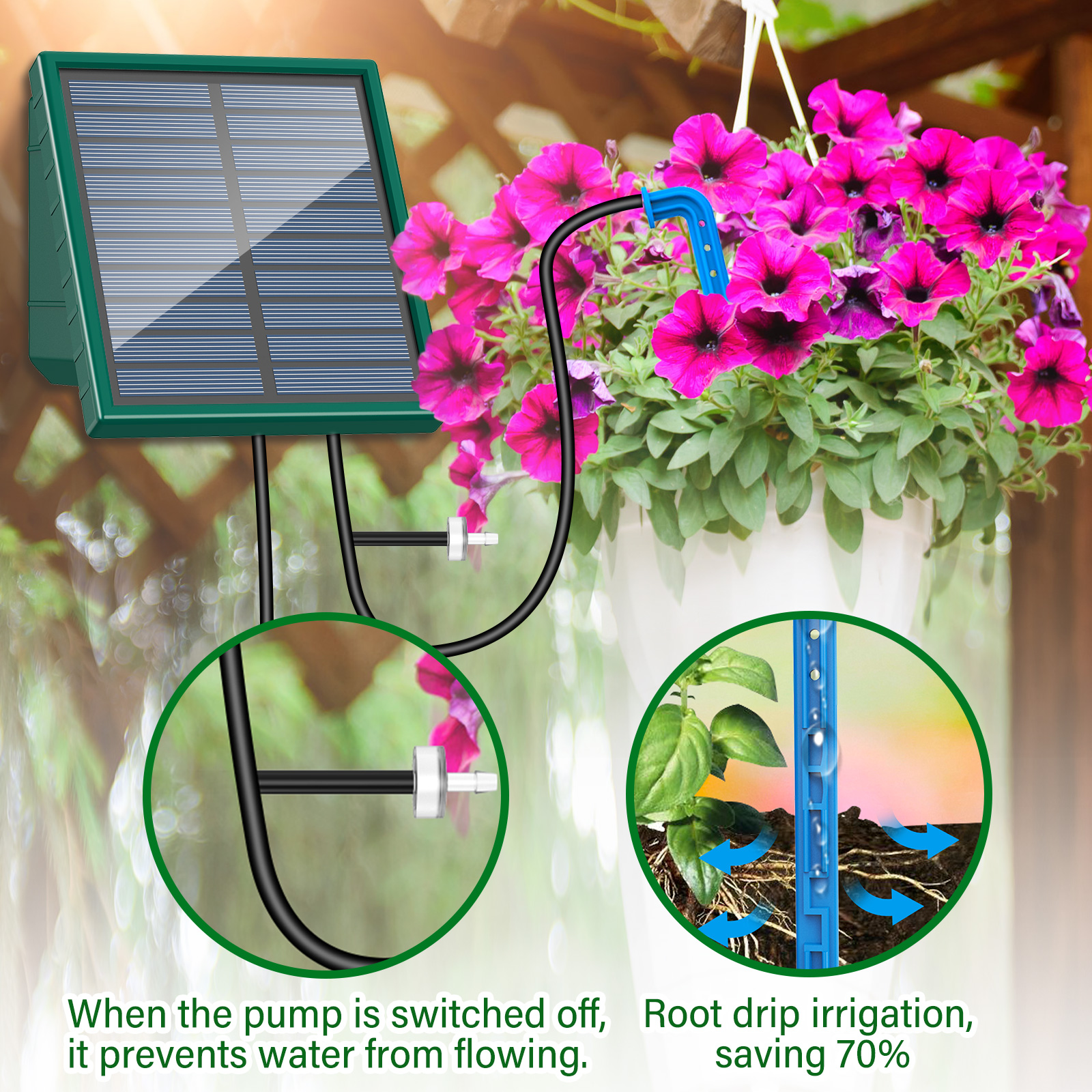 Solar Drip Irrigation Watering - Root Watering Spike 리뷰 및 가격
