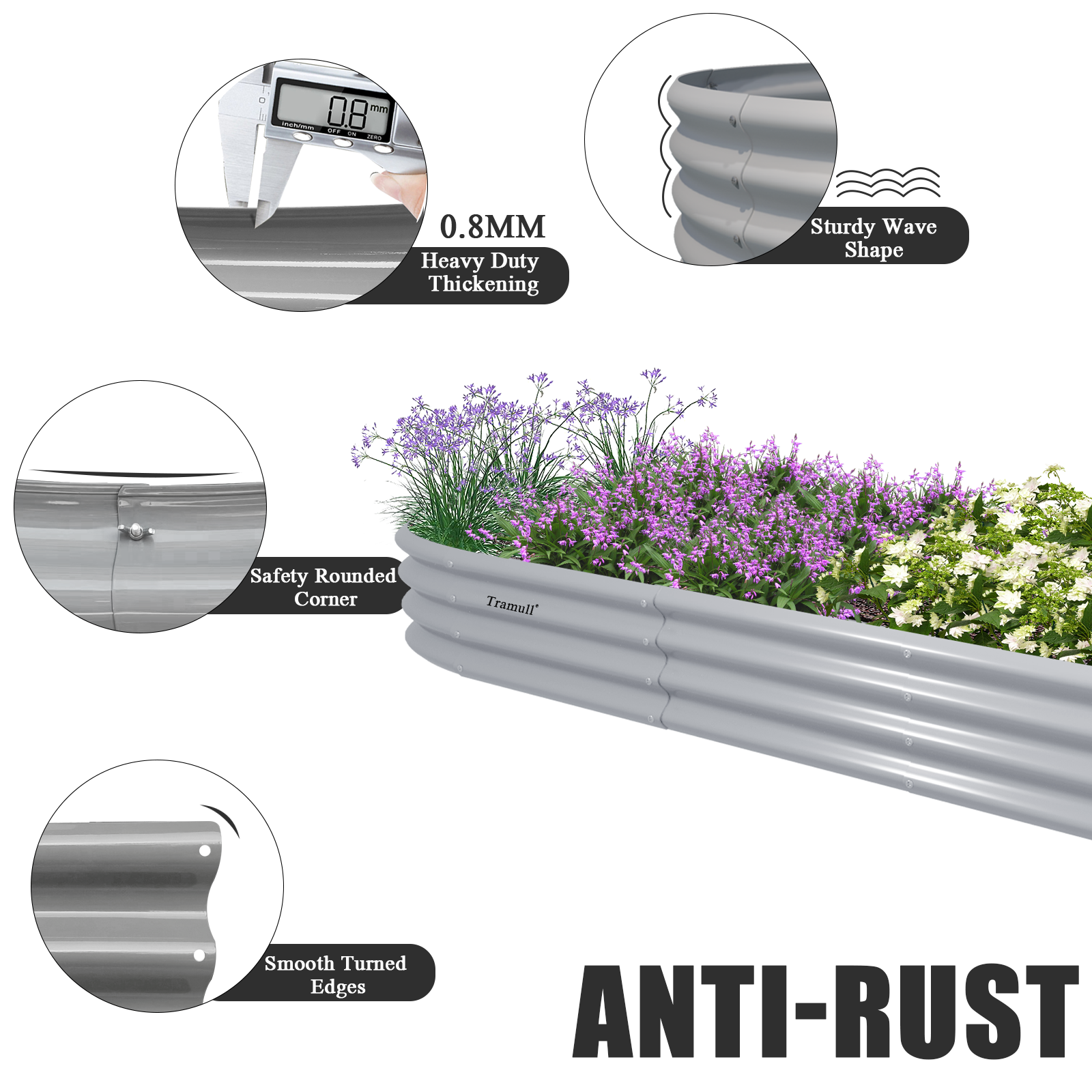 12x2x1FT Galvanized Raised Gar - Gardening Tools Box 리뷰 및 가격